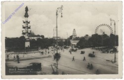 Wien 2, Praterstern m. Tegetthoffdenkmal u. Riesenrad