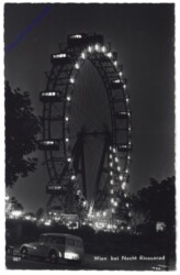 Wien 2, Riesenrad bei Nacht
