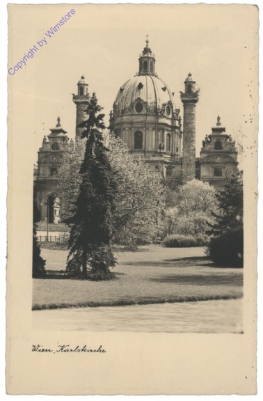 ak116645 Wien 4, Karlskirche