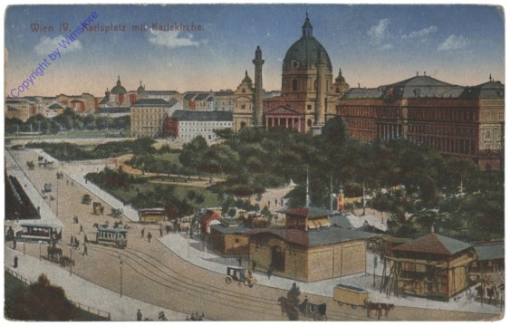 ak116646_3 Wien 4, Karlskirche, Fliegeraufnahme