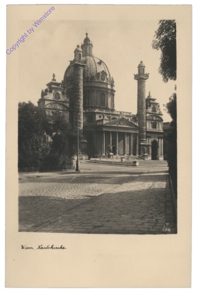 ak116656 Wien 4, Karlskirche
