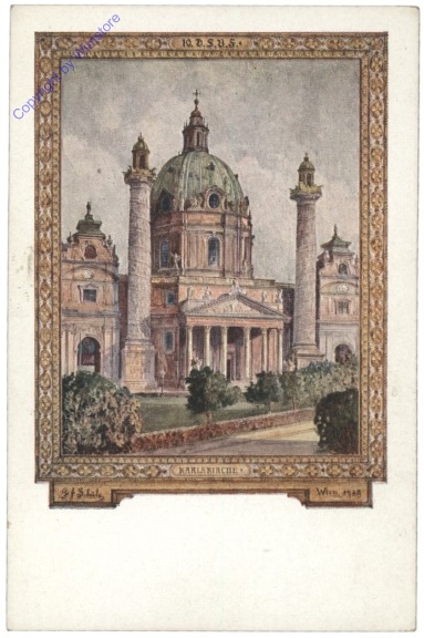 ak116657 Wien 4, Karlskirche