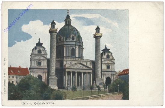 ak116658 Wien 4, Karlskirche