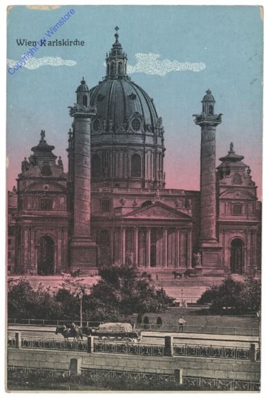 ak116661 Wien 4, Karlskirche