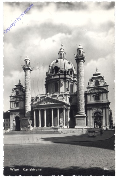 ak116664 Wien 4, Karlskirche