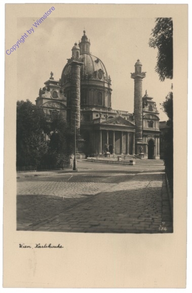 ak116665 Wien 4, Karlskirche