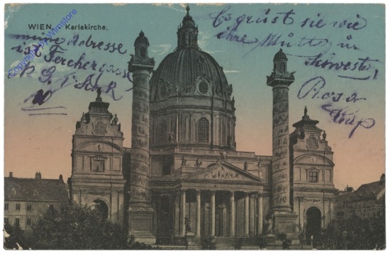 ak116669 Wien 4, Karlskirche