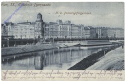 Wien 9, Elisabeth-Promenade, K.k. Polizei-Gefangenhaus