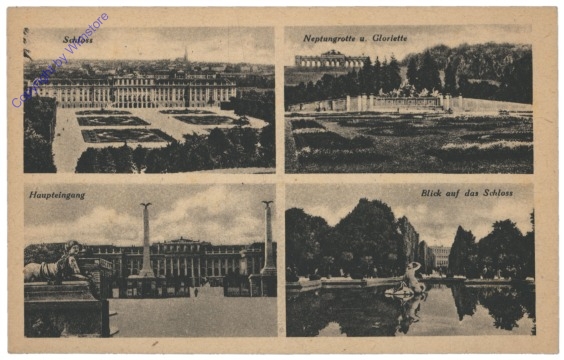 ak116782 Wien 13, Schönbrunn, Multiansicht