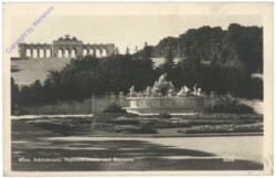 Wien 13, Schönbrunn, Neptunbrunnen und Gloriette