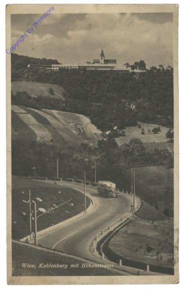 Wien 19, Kahlenberg mit Höhenstraße