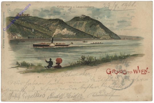 ak116865 Wien 19, Kahlenberg und Leopoldsberg, Gruss aus Wien