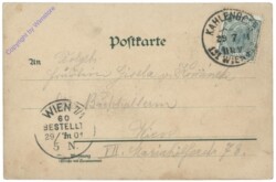 Wien 19, Kahlenberg und Leopoldsberg, Gruss aus Wien