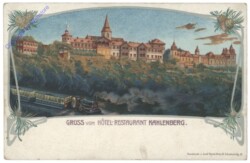 Wien 19, Gruss vom Hotel-Restaurant Kahlenberg