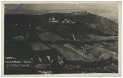 Wien 19, Kahlenberg Hotel, Fliegeraufnahme