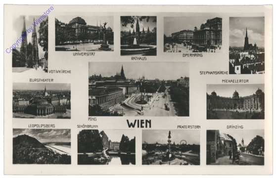 ak116926 Wien, Multiansicht