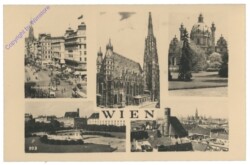 ak116932 Wien, Multiansicht