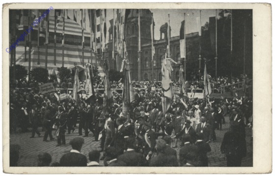 ak116934 Wien, X. Sängerbundfest, Festzug