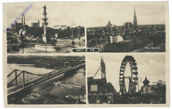 ak116940 Wien, Multiansicht