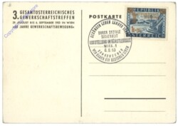 Wien, 3. Gewerkschaftstreffen des ÖGB 1953