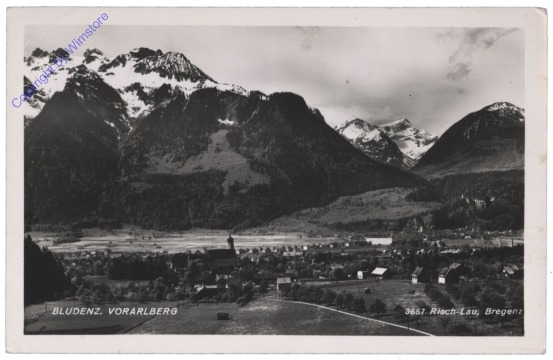 ak116969 Bludenz, Ortsansicht