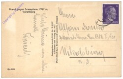 Brand, gegen Schesaplana