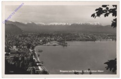Bregenz, mit Schweizer Alpen