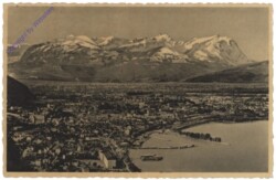 Bregenz, mit der Säntisgruppe