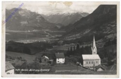 Gurtis, Blick gegen Arlberg