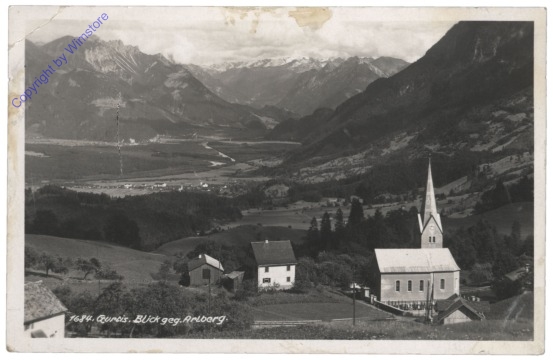 ak117059 Gurtis, Blick gegen Arlberg