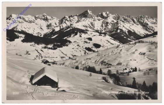 Maria Alm, Hintermoos mit Steinernem Meer