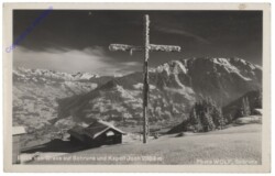 Schruns, Blick von Grabs auf Schruns und Kapell Joch