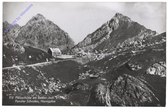 Rätikon, Pfälzerhütte am Bettler-Joch, Panüler Schrofen, Hornspitze