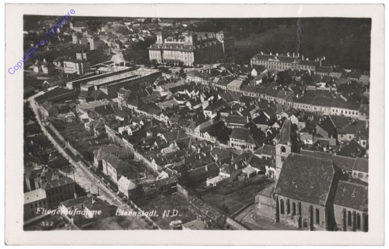 ak117205 Eisenstadt, Fliegeraufnahme