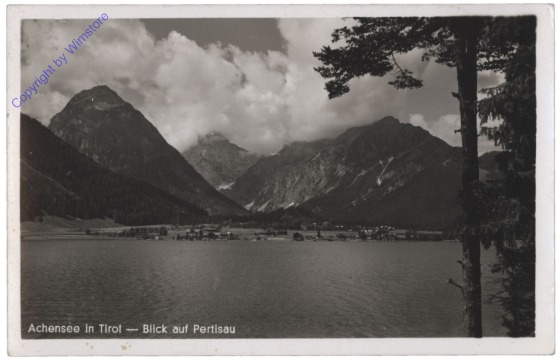Pertisau, Achensee, Blick auf Pertisau