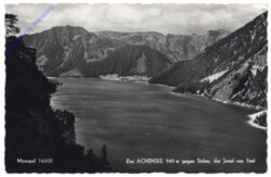Achensee, gegen Süden, das Juwel Tirols