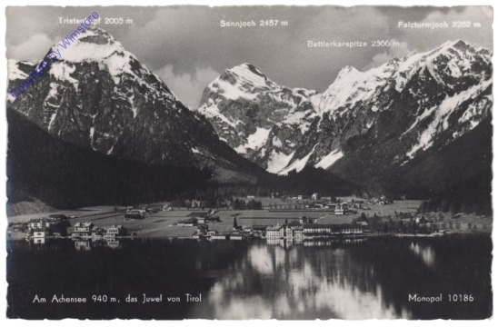 Achensee, das Juwel Tirols