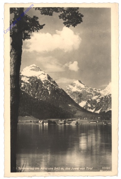 Achensee, Ein Sommertag am Achensee, das Juwel Tirols