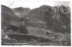 Achensee, Blick auf die Achenstrasse und Achensee