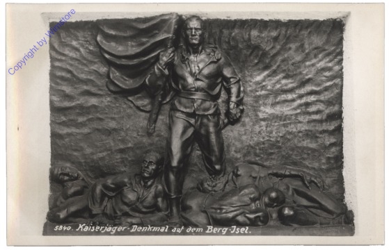 Innsbruck, Kaiserjäger-Denkmal auf dem Berg Isel