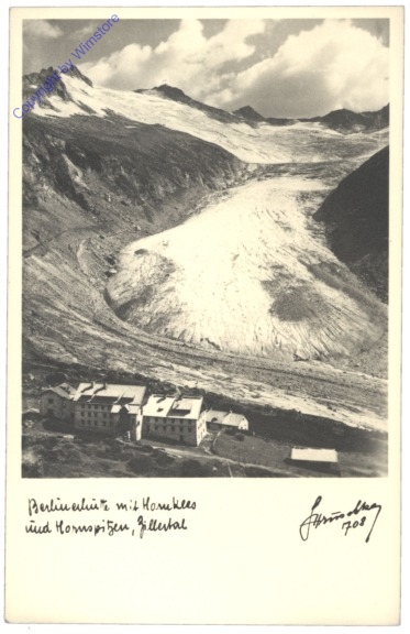 Mayrhofen, Berliner Hütte mit Hornkees und Hornspitzen