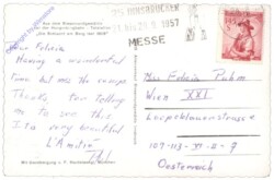 Innsbruck, Buchhütte, Josef Thalgutter mit den Meranern