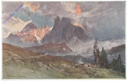 Predazzo, Rollepaß mti den Cimon della Pala, Dolomiten