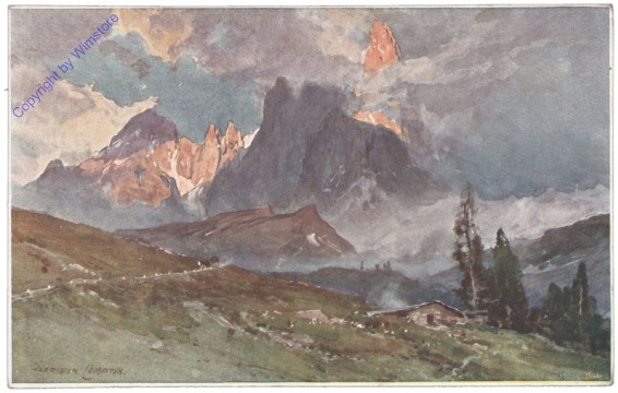 Predazzo, Rollepaß mti den Cimon della Pala, Dolomiten