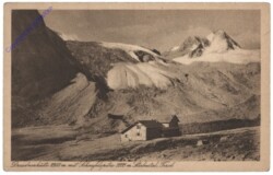 Neustift im Stubaital, Dresdnerhütte mit Schaufelsspitze
