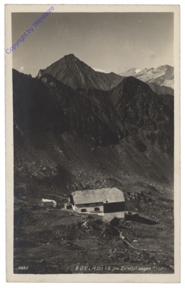 Mayrhofen, Edelhütte gegen Tristner