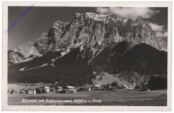 Ehrwald, mit Zugspitzmassiv