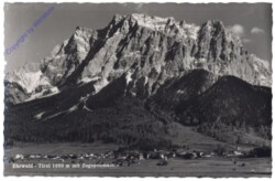 Ehrwald, mit Zugspitzmassiv
