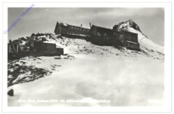 Kals am Großglockner, Erzherzog Johann-Hütte v.d. Adlersruhe m. Kleinglockner