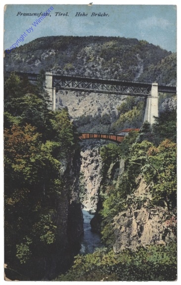 ak117479 Fortezza (Franzenfeste), Hohe Brücke